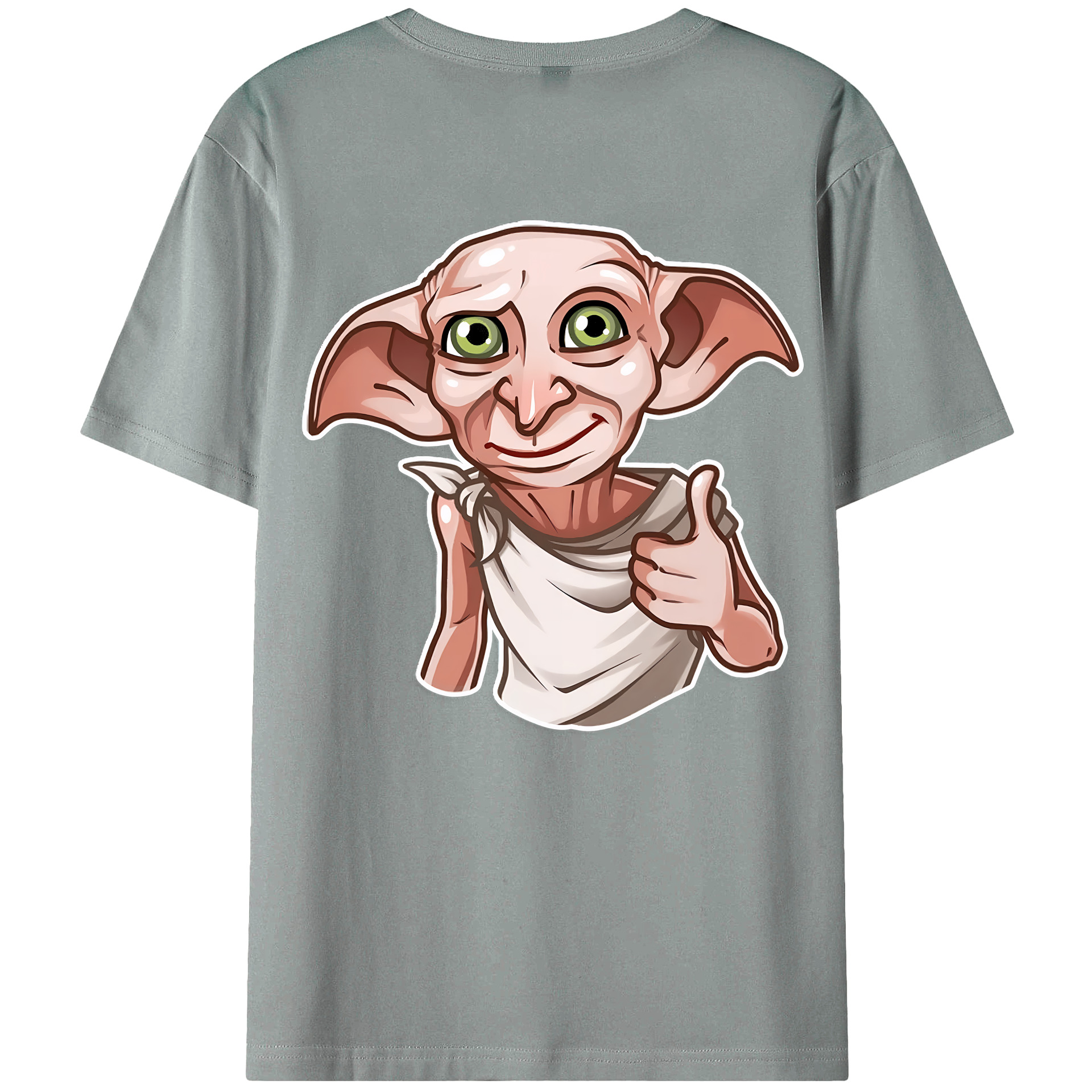 （画像用） Harry Potter ハリー・ポッターシリーズ 綿100％ メンズ半袖Tシャツ（バックプリント） 通気性